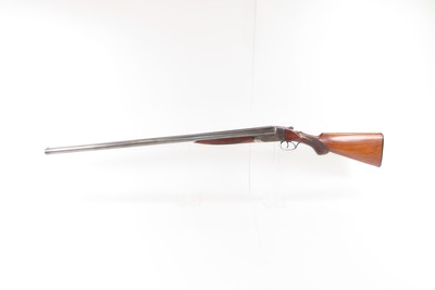 ITHACA Gun Company FLUES Double Barrel Side by Side C&R HAMMERLESS ShotgunENGRAVED and 1917 Manufactured in Ithaca, New York - Image 2 of 20