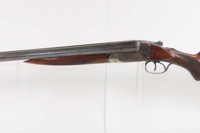 ITHACA Gun Company FLUES Double Barrel Side by Side C&R HAMMERLESS ShotgunENGRAVED and 1917 Manufactured in Ithaca, New York - Image 4 of 20
