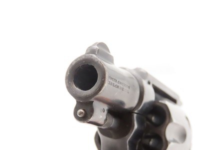 SMITH & WESSON .38 M&P Pre-Model 10 Double Action SELF DEFENSE Revolver C&R Nice Blued Finish SNUB NOSE Revolver w/WALNUT GRIP - Image 6 of 18
