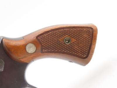 SMITH & WESSON .38 M&P Pre-Model 10 Double Action SELF DEFENSE Revolver C&R Nice Blued Finish SNUB NOSE Revolver w/WALNUT GRIP - Image 3 of 18