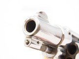SMITH & WESSON .38 M&P Pre-Model 10 Double Action SELF DEFENSE Revolver C&R NICKEL Finish SNUB NOSE Handgun CONCEAL/CARRY - 7 of 17