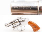 SMITH & WESSON .38 M&P Pre-Model 10 Double Action SELF DEFENSE Revolver C&R NICKEL Finish SNUB NOSE Handgun CONCEAL/CARRY - 1 of 17
