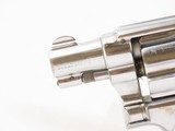 SMITH & WESSON .38 M&P Pre-Model 10 Double Action SELF DEFENSE Revolver C&R NICKEL Finish SNUB NOSE Handgun CONCEAL/CARRY - 5 of 17