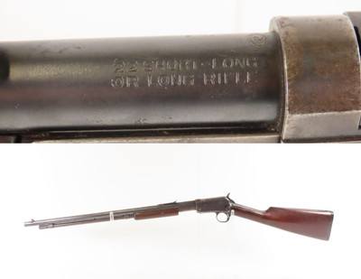 WINCHESTER Standard Model 06 .22 RF Slide Action TAKEDOWN Rifle C&R PLINKER Standard Model in .22 Short, Long, and Long Rifle - Image 1 of 22