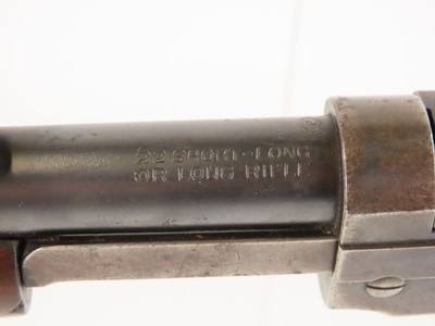 WINCHESTER Standard Model 06 .22 RF Slide Action TAKEDOWN Rifle C&R PLINKER Standard Model in .22 Short, Long, and Long Rifle - Image 7 of 22