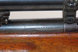 Pre-WORLD WAR II German MAUSER-WERKE .22 RF Bolt Action Rifle WEAVER SCOPESMALL GAME Gun w/LEATHER SLING & WEAVER K2.5 SCOPE - 16 of 23