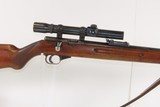 Pre-WORLD WAR II German MAUSER-WERKE .22 RF Bolt Action Rifle WEAVER SCOPESMALL GAME Gun w/LEATHER SLING & WEAVER K2.5 SCOPE - 4 of 23