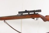 Pre-WORLD WAR II German MAUSER-WERKE .22 RF Bolt Action Rifle WEAVER SCOPESMALL GAME Gun w/LEATHER SLING & WEAVER K2.5 SCOPE - 20 of 23