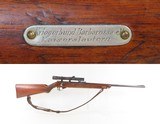 Pre-WORLD WAR II German MAUSER-WERKE .22 RF Bolt Action Rifle WEAVER SCOPESMALL GAME Gun w/LEATHER SLING & WEAVER K2.5 SCOPE - 1 of 23