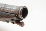 SPANISH PATILLA MIQUELET Pistol w Belt Hook & Bust Décor .69 calEngraved Early-19th Century Carved Miquelet Conversion Pistol - 6 of 16