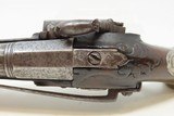 SPANISH PATILLA MIQUELET Pistol w Belt Hook & Bust Décor .69 calEngraved Early-19th Century Carved Miquelet Conversion Pistol - 8 of 16
