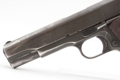c1941 mfr. U.S. ARMY World War II COLT M1911A1 .45 Pistol C&R BOYT HOLSTERWORLD WAR II era Officer’s Sidearm with Provenance - Image 13 of 24