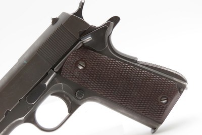 c1941 mfr. U.S. ARMY World War II COLT M1911A1 .45 Pistol C&R BOYT HOLSTERWORLD WAR II era Officer’s Sidearm with Provenance - Image 14 of 24