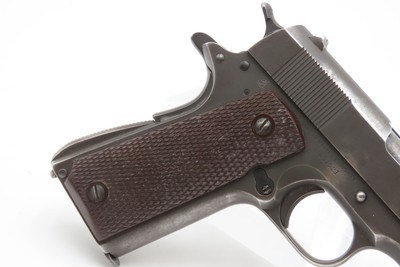 c1941 mfr. U.S. ARMY World War II COLT M1911A1 .45 Pistol C&R BOYT HOLSTERWORLD WAR II era Officer’s Sidearm with Provenance - Image 4 of 24