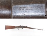 CIVIL WAR Antique SPENCER SR Carbine SPRINGFIELD Alteration STABLER Cut-Off Famous Civil War & Wild West REPEATER - Image 1 of 19