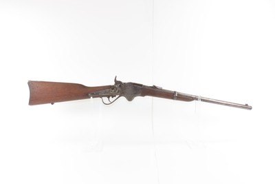 CIVIL WAR Antique SPENCER SR Carbine SPRINGFIELD Alteration STABLER Cut-Off Famous Civil War & Wild West REPEATER - Image 2 of 19