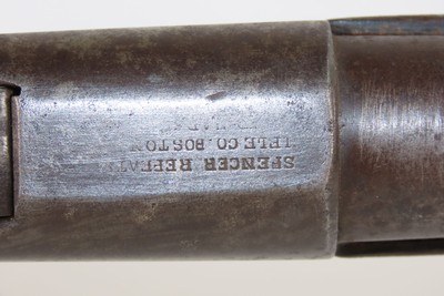 CIVIL WAR Antique SPENCER SR Carbine SPRINGFIELD Alteration STABLER Cut-Off Famous Civil War & Wild West REPEATER - Image 9 of 19