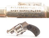 KOLB Folding Trigger “BABY HAMMERLESS” .22 SELF DEFENSE Pocket Revolver C&R Turn of the Century CONCEAL/CARRY Handgun - 1 of 16