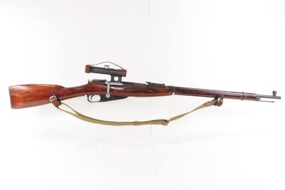 WORLD WAR II Soviet IZHEVSK M91/30 PU Mosin-Nagant SNIPER Rifle C&R w/SCOPE Military w/PU SCOPE w/SLING - Image 14 of 23