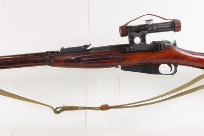WORLD WAR II Soviet IZHEVSK M91/30 PU Mosin-Nagant SNIPER Rifle C&R w/SCOPE Military w/PU SCOPE w/SLING - Image 20 of 23