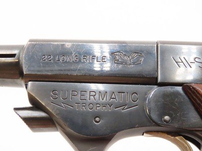 HIGH STANDARD “Supermatic Trophy” Model 102 .22 LR RF TARGET Pistol C&RWith a Reputation for RELIABILITY and ACCURACY - Image 7 of 21
