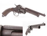 CIVIL WAR Extremely Scarce CONFEDERATE LeMAT Grapeshot Percussion REVOLVEROVER/UNDER REBEL REVOLVER - 1 of 21