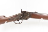 RARE Antique U.S. Contract E.G. LAMSON BALL Patent SR CARBINE Civil War1 of 1,002 made with Underbarrel Tube Fed Magazine - Image 7 of 19