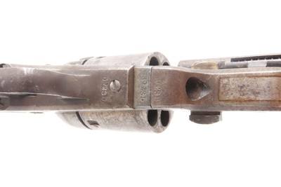 CIVIL WAR NAVAL Inspected Antique U.S. COLT M1851 NAVY Conversion RevolverMARTIALLY INSPECTED & Manufactured in 1856 - Image 8 of 24