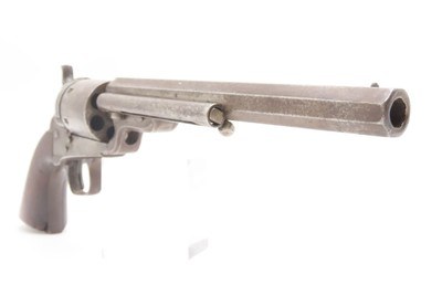 CIVIL WAR NAVAL Inspected Antique U.S. COLT M1851 NAVY Conversion RevolverMARTIALLY INSPECTED & Manufactured in 1856 - Image 23 of 24