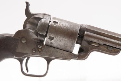 CIVIL WAR NAVAL Inspected Antique U.S. COLT M1851 NAVY Conversion RevolverMARTIALLY INSPECTED & Manufactured in 1856 - Image 4 of 24