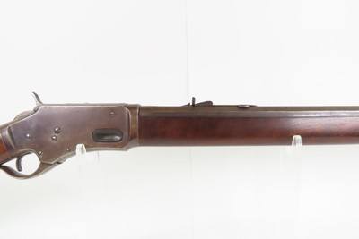 c1879 mfr. Antique WHITNEY KENNEDY Lever Action .45-60 WCF Repeating RIFLE3-Digit SN LARGE FRAME Rifle with “BURGESS” Style Lever - Image 5 of 21