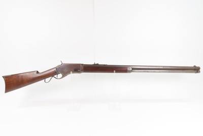 c1879 mfr. Antique WHITNEY KENNEDY Lever Action .45-60 WCF Repeating RIFLE3-Digit SN LARGE FRAME Rifle with “BURGESS” Style Lever - Image 3 of 21