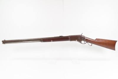 c1879 mfr. Antique WHITNEY KENNEDY Lever Action .45-60 WCF Repeating RIFLE3-Digit SN LARGE FRAME Rifle with “BURGESS” Style Lever - Image 1 of 21