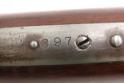c1879 mfr. Antique WHITNEY KENNEDY Lever Action .45-60 WCF Repeating RIFLE3-Digit SN LARGE FRAME Rifle with “BURGESS” Style Lever - Image 2 of 21