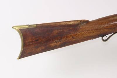 c1836 CLEVELAND, OHIO Long Rifle by LYSANDER WILKINS BABBITT PIONEER.56 Caliber Rifle Made for the Plains of the Western Frontier - Image 5 of 21