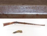 c1836 CLEVELAND, OHIO Long Rifle by LYSANDER WILKINS BABBITT PIONEER.56 Caliber Rifle Made for the Plains of the Western Frontier - Image 1 of 21