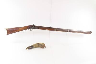 c1836 CLEVELAND, OHIO Long Rifle by LYSANDER WILKINS BABBITT PIONEER.56 Caliber Rifle Made for the Plains of the Western Frontier - Image 2 of 21