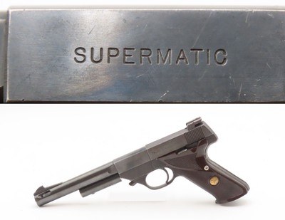 1956 mfr. HIGH STANDARD Supermatic S-101 .22 RF TARGET Pistol C&R PLINKERWith a Reputation for RELIABILITY and ACCURACY - Image 1 of 20