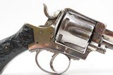 c1880s SAN FRANCISCO, CA Antique SHREVE & WOLF BULLDOG Revolver .44 Caliber 19th Century Import from Belgium to California - Image 4 of 20