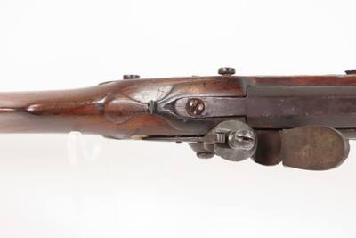 Antique BARNETT HUDSON BAY Co. Large Bore Flintlock NORTHWEST TRADE GUNWith “HBC” Barrel and Lock Stamps & “BARNETT/1869” - Image 17 of 25