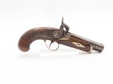 ENGRAVED/SILVER Mounted Antique DERRINGER Percussion Pistol KILLED LINCOLNPeriod Copy of Henry Deringer’s Famous Pistol - 2 of 19