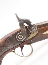 ENGRAVED/SILVER Mounted Antique DERRINGER Percussion Pistol KILLED LINCOLNPeriod Copy of Henry Deringer’s Famous Pistol - 4 of 19