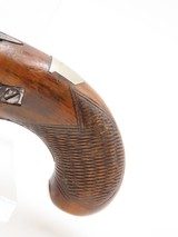 ENGRAVED/SILVER Mounted Antique DERRINGER Percussion Pistol KILLED LINCOLNPeriod Copy of Henry Deringer’s Famous Pistol - 17 of 19