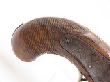 ENGRAVED/SILVER Mounted Antique DERRINGER Percussion Pistol KILLED LINCOLNPeriod Copy of Henry Deringer’s Famous Pistol - 3 of 19