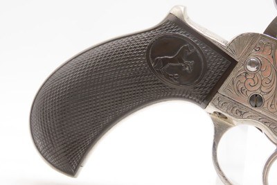 1877 CASED, LETTERED & ENGRAVED Antique COLT M1877 “Lightning” DA RevolverNEW YORK Shipped to SCHUYLER, HARTLEY & GRAHAM - Image 8 of 23