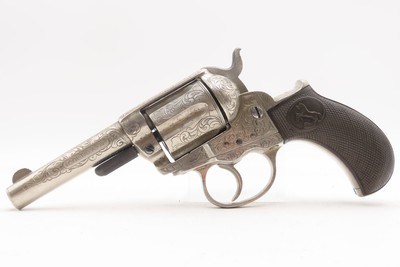 1877 CASED, LETTERED & ENGRAVED Antique COLT M1877 “Lightning” DA RevolverNEW YORK Shipped to SCHUYLER, HARTLEY & GRAHAM - Image 17 of 23