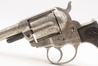 1877 CASED, LETTERED & ENGRAVED Antique COLT M1877 “Lightning” DA RevolverNEW YORK Shipped to SCHUYLER, HARTLEY & GRAHAM - Image 19 of 23