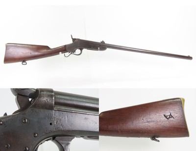 RARE 1 of 500 CIVIL WAR Antique SHARPS & HANKINS M1862 ARMY .52 RF CarbineOne of the MOST SCARCE CIVIL WAR CARBINES - Image 1 of 20
