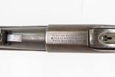 INDIAN WARS Era Antique SPENCER U.S. M1865 Repeating SADDLE RING CARBINE1 of about 24,000 Post-Civil War Carbines Produced - Image 11 of 18