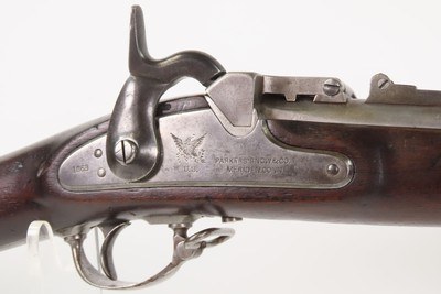 MERIDEN Mfg. Co. Antique MILLER CONVERSION U.S. M1861 .58 RF Rifle-MUSKET1864 Dated Antique PARKERS, SNOW & CO. Breech Loader - Image 24 of 25